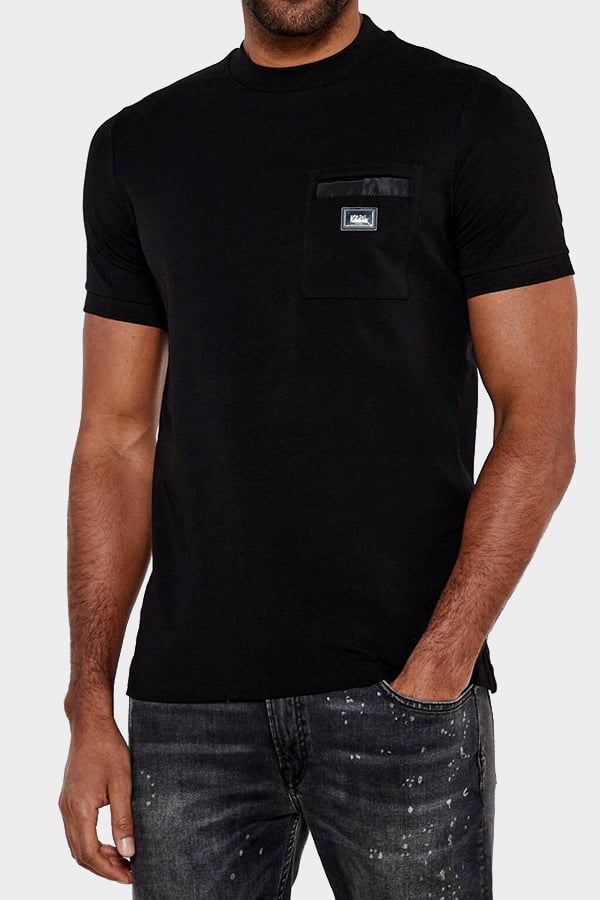 ΑΝΔΡΙΚΗ ΜΠΛΟΥΖΑ KARL LAGERFELD - 990 ΜΑΥΡΟ